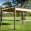 Hartman Roma 3x4m Rectangular Pergola Bronze 1 Hartman Roma 3x4m Rectangular Pergola Bronze -Garden Care Gear 1016022