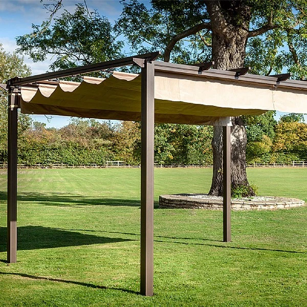 Hartman Roma 3x4m Rectangular Pergola Bronze 3 Hartman Roma 3x4m Rectangular Pergola Bronze