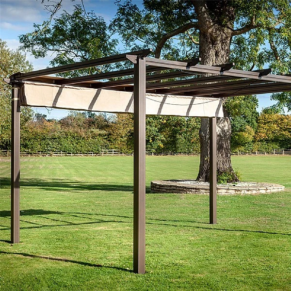 Hartman Roma 3x4m Rectangular Pergola Bronze 4 Hartman Roma 3x4m Rectangular Pergola Bronze - Image 2