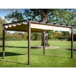 Hartman Roma 3x4m Rectangular Pergola Bronze 7 Hartman Roma 3x4m Rectangular Pergola Bronze -Garden Care Gear 1016022 2