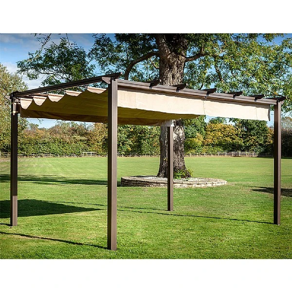 Hartman Roma 3x4m Rectangular Pergola Bronze 5 Hartman Roma 3x4m Rectangular Pergola Bronze - Image 3