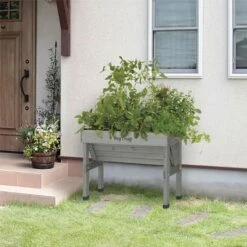 VegTrug WallHugger Small - Grey Wash (FSC 100%) -Garden Care Gear 1028265 2