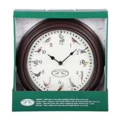 Fallen Fruits Bird Song Clock -Garden Care Gear 1065741 1
