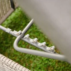 Kettler Palma White Wash Lounger With Cushion 10 Kettler Palma White Wash Lounger With Cushion -Garden Care Gear 1105199 3