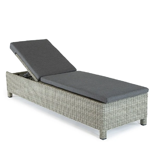 Kettler Palma White Wash Lounger With Cushion 7 Kettler Palma White Wash Lounger With Cushion - Image 5