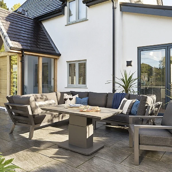 LIFE Timber Deluxe Corner Dining Set With Adjustable Table 3 LIFE Timber Deluxe Corner Dining Set With Adjustable Table