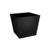 Stewart Garden 48cm Basalt Low Square Planter - Black -Garden Care Gear 1115427