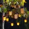 Cool Flame Solar String Lights - Set Of 10 -Garden Care Gear 1133493