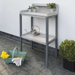 Florenity Grigio Potting Table 5 Florenity Grigio Potting Table -Garden Care Gear 1137056 1