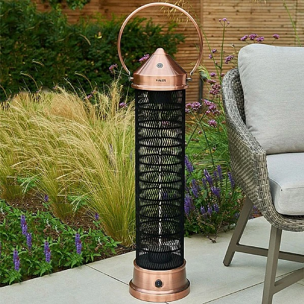 Kalos Copper Lantern Patio Heater - Large 2000W 3 Kalos Copper Lantern Patio Heater - Large 2000W