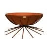 Ivyline Outdoor Metal Dakota Firebowl Rust -Garden Care Gear 1149589