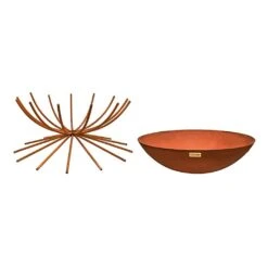 Ivyline Outdoor Metal Dakota Firebowl Rust 8 Ivyline Outdoor Metal Dakota Firebowl Rust -Garden Care Gear 1149589 3