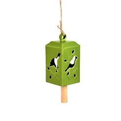 Fallen Fruits Green Ceramic Wind Chime (Assorted Designs) -Garden Care Gear 1152751 3