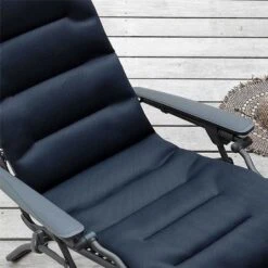 Lafuma Futura Air Comfort Padded Relaxer Chair - Acier -Garden Care Gear 1170455 2