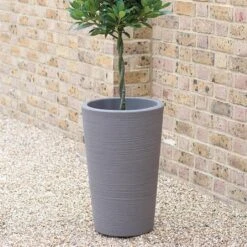 Stewart Garden 35cm Varese Medium Planter Alpine Grey -Garden Care Gear 1172213 1