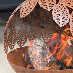 La Hacienda Leaves Fire Bowl -Garden Care Gear 1185210 1