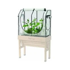 VegTrug Small WallHugger Greenhouse Frame & Multi Cover Set -Garden Care Gear 1187443 2