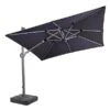 Hartman Pacific 2.7m Square Cantilever Parasol - Dark Grey -Garden Care Gear 1207177