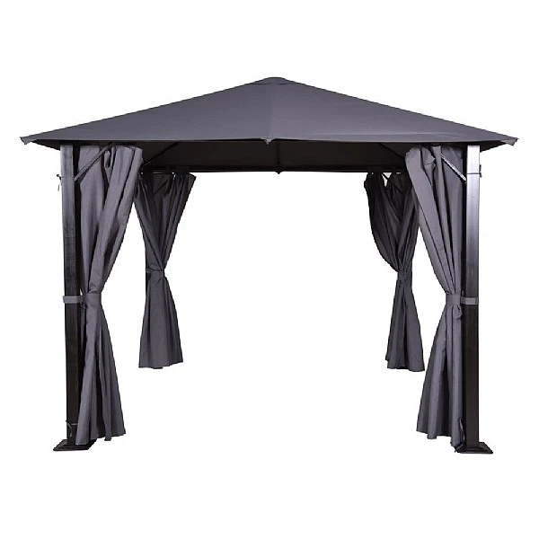 Marbella 3x4m Grey Gazebo 3 Marbella 3x4m Grey Gazebo