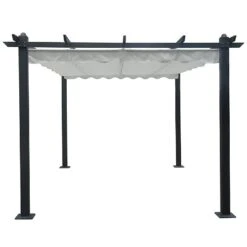 Salamanca 3x4m Grey Gazebo 7 Salamanca 3x4m Grey Gazebo -Garden Care Gear 1229453 2