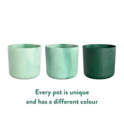 Elho The Ocean Collection Round Pot 22cm Pacific Green -Garden Care Gear 1230823 5