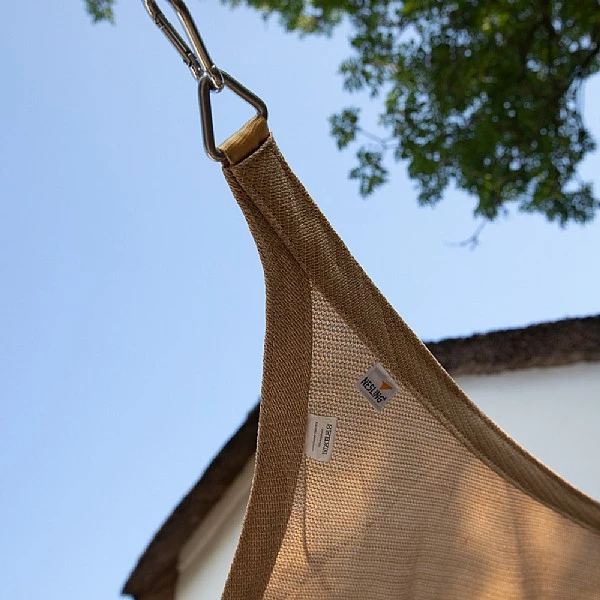 Pacific Lifestyle 3.6m Triangle Shade Sail Sand 4 Pacific Lifestyle 3.6m Triangle Shade Sail Sand - Image 2