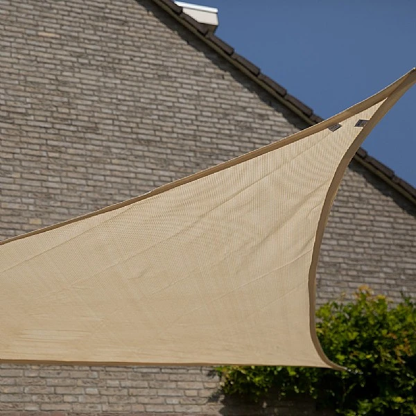 Pacific Lifestyle 3.6m Triangle Shade Sail Off-White 4 Pacific Lifestyle 3.6m Triangle Shade Sail Off-White - Image 2