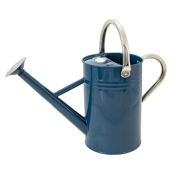 Kent & Stowe 4.5L Metal Watering Can - Blue 3 Kent & Stowe 4.5L Metal Watering Can - Blue