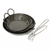 Kadai Set Of 3 Skillets With Tongs 2 Kadai Set Of 3 Skillets With Tongs -Garden Care Gear 913800