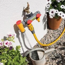 Hozelock Flowmax 3-Way Tap Connector 7 Hozelock Flowmax 3-Way Tap Connector -Garden Care Gear 924990 2