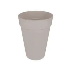 Elho Loft Urban Round High Planter 42cm Warm Grey -Garden Care Gear 933195 3
