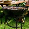 Recycled Kadai Firebowl With High & Low Stand -Garden Care Gear XM062